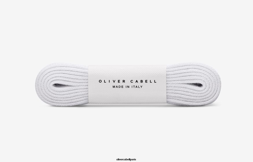unisexe lacets en coton blanc accessoires Oliver Cabell 4JNHLR276