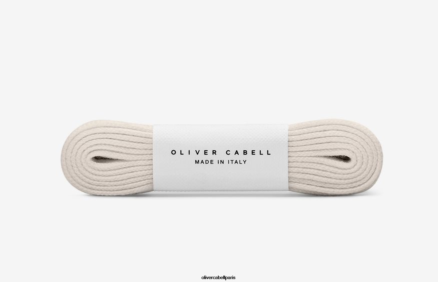 unisexe lacets en coton blanc cassé accessoires Oliver Cabell 4JNHLR279