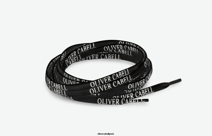 unisexe lacets à logo noir accessoires Oliver Cabell 4JNHLR283