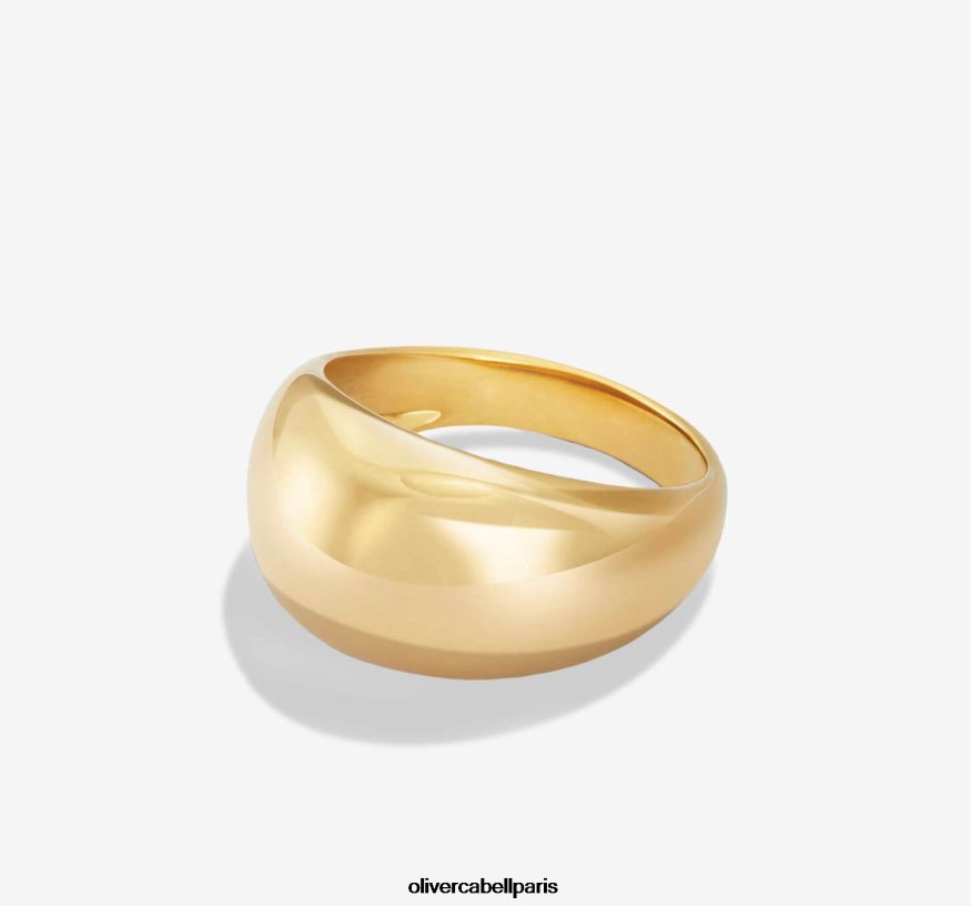 femmes anneau de dôme or accessoires Oliver Cabell 4JNHLR438
