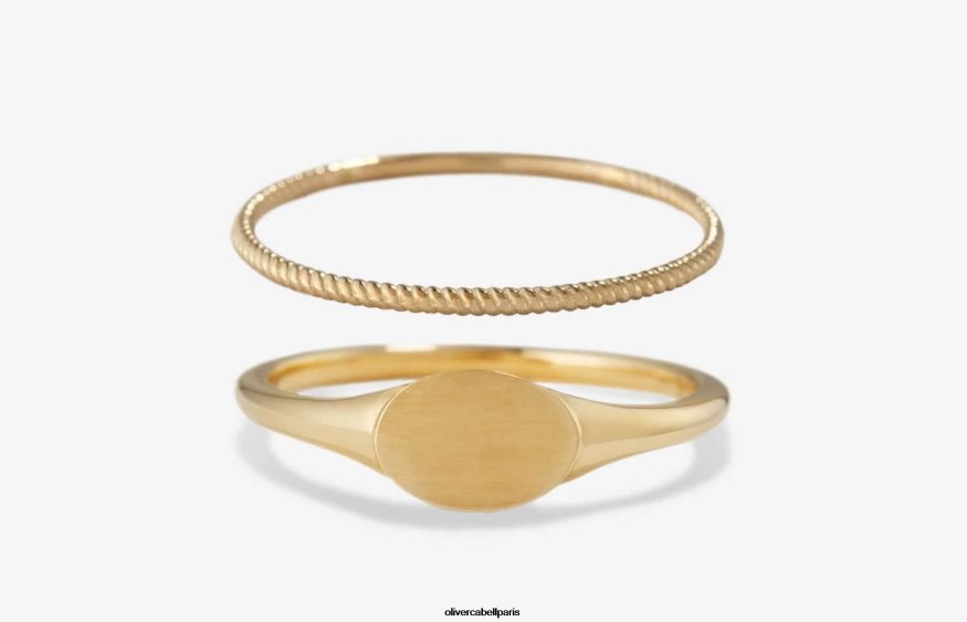 femmes ensemble chevalière + twist or accessoires Oliver Cabell 4JNHLR431