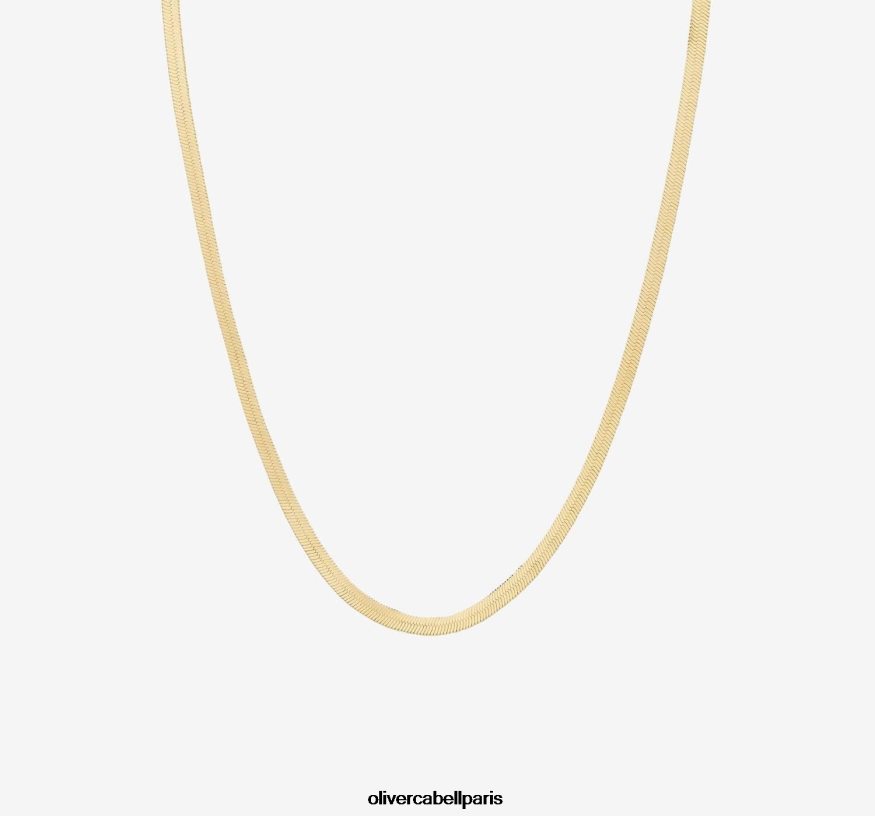 femmes chaîne à chevrons or accessoires Oliver Cabell 4JNHLR427