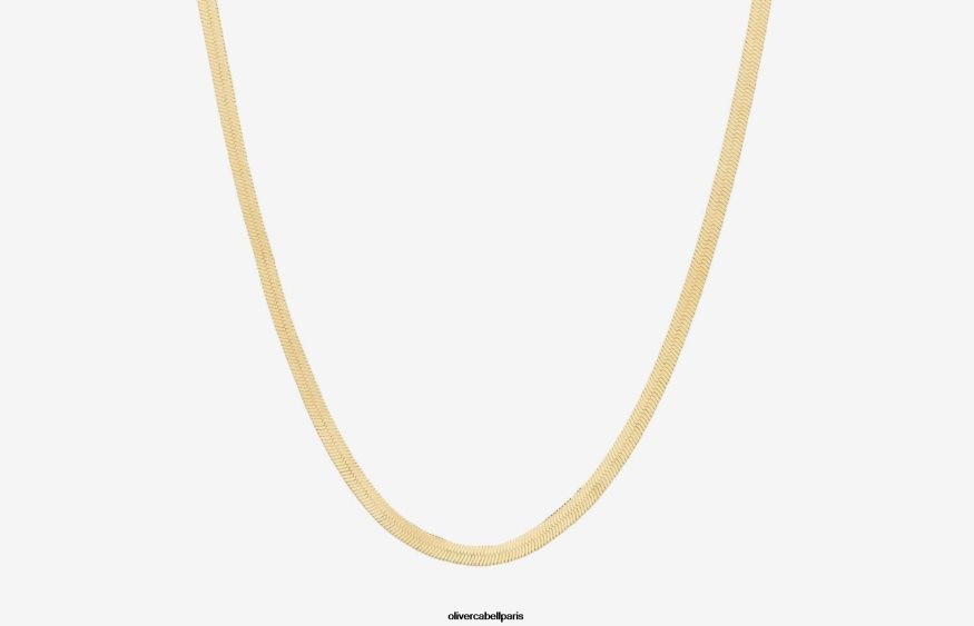 femmes chaîne à chevrons or accessoires Oliver Cabell 4JNHLR427