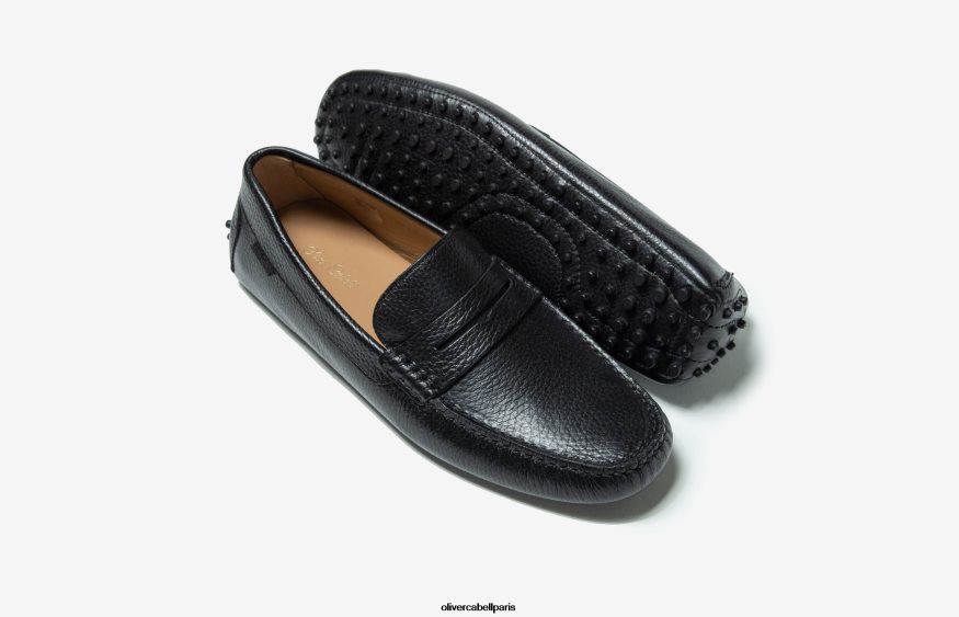 femmes chauffeur 12 galet noir chaussure Oliver Cabell 4JNHLR402