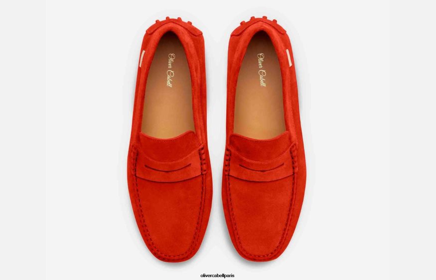 femmes chauffeur 12 rouge chaussure Oliver Cabell 4JNHLR380
