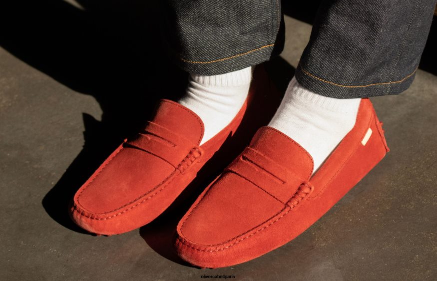 femmes chauffeur 12 rouge chaussure Oliver Cabell 4JNHLR380