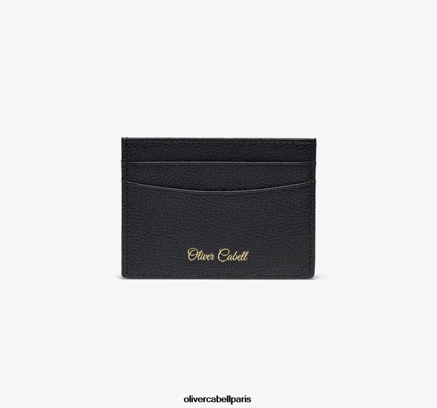 Hommes porte-cartes en cuir oc noir accessoires Oliver Cabell 4JNHLR234