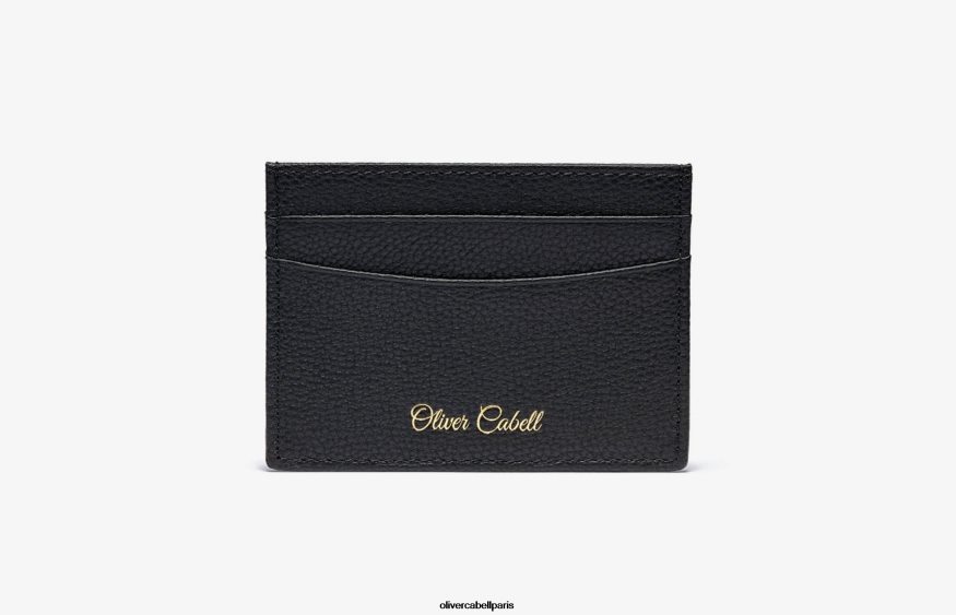 Hommes porte-cartes en cuir oc noir accessoires Oliver Cabell 4JNHLR234