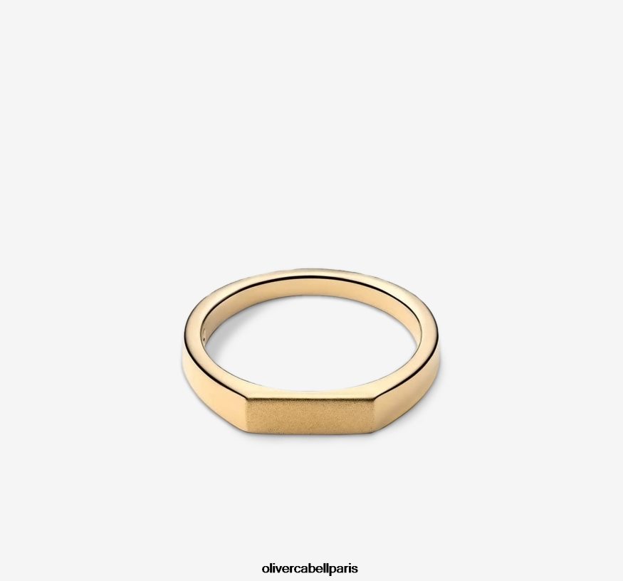 Hommes chevalière fine or accessoires Oliver Cabell 4JNHLR233