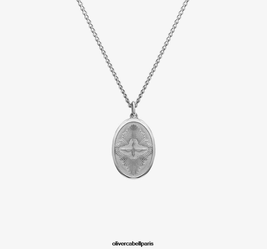 Hommes collier pendentif colombe argent accessoires Oliver Cabell 4JNHLR210