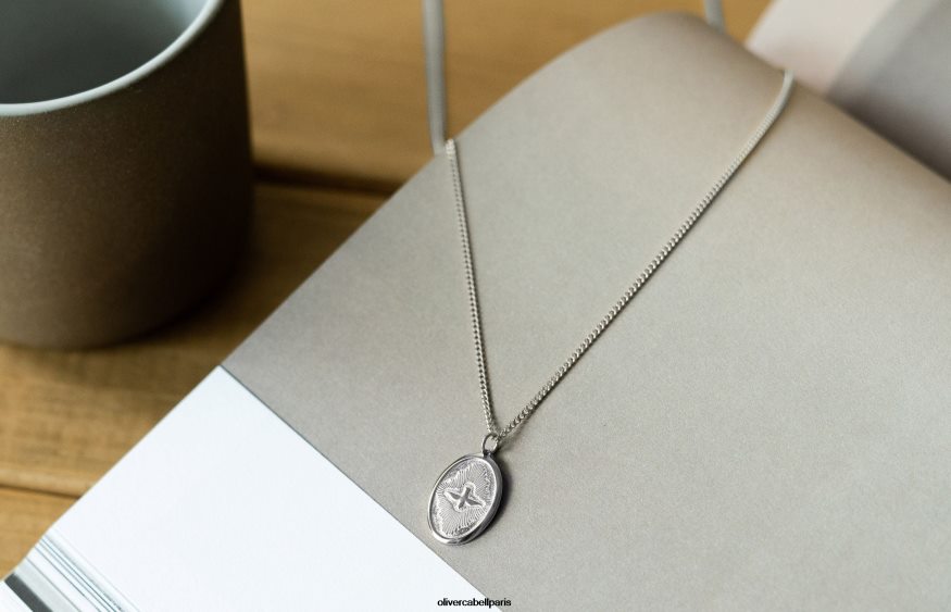 Hommes collier pendentif colombe argent accessoires Oliver Cabell 4JNHLR210