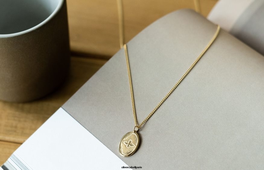 Hommes collier pendentif colombe or accessoires Oliver Cabell 4JNHLR209