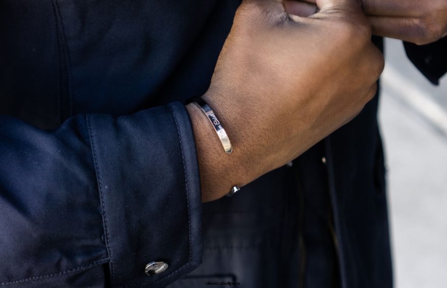 Hommes alan manchette argent accessoires Oliver Cabell 4JNHLR217