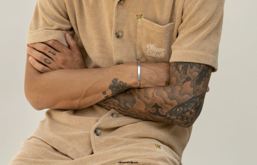 Hommes alan manchette argent accessoires Oliver Cabell 4JNHLR217