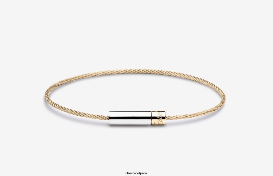 Hommes bracelet câble michael or, argent accessoires Oliver Cabell 4JNHLR223