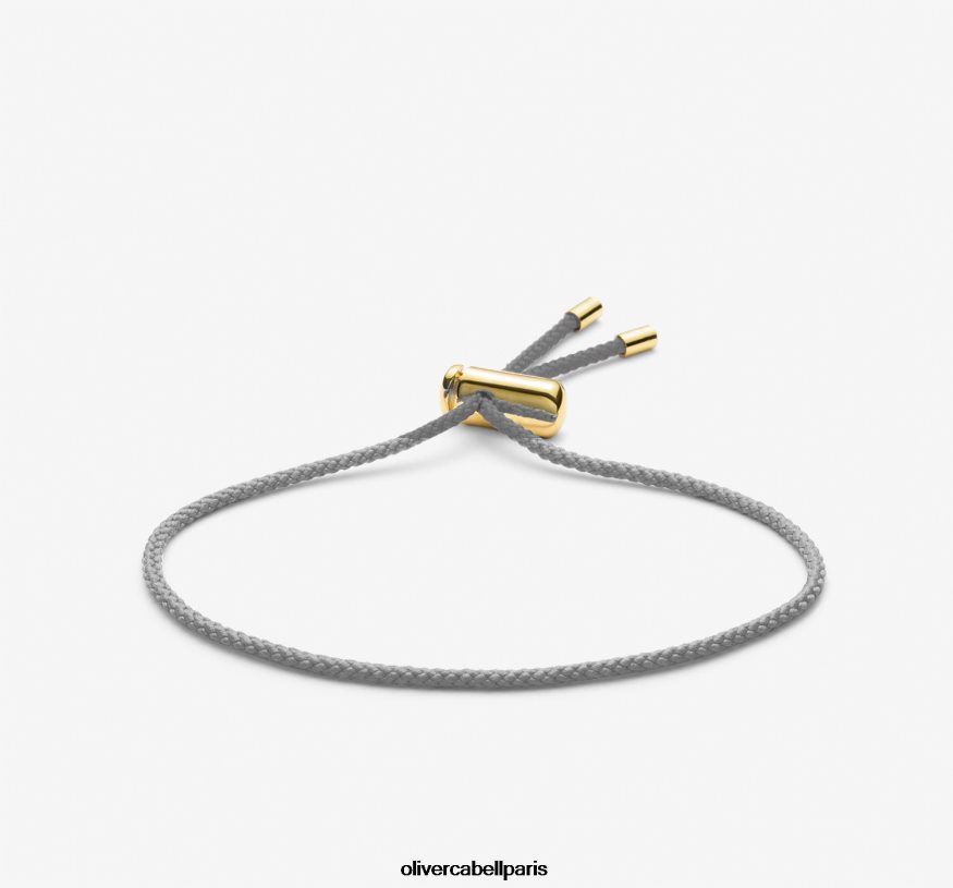 Hommes bracelet cordon cameron matière grise accessoires Oliver Cabell 4JNHLR221