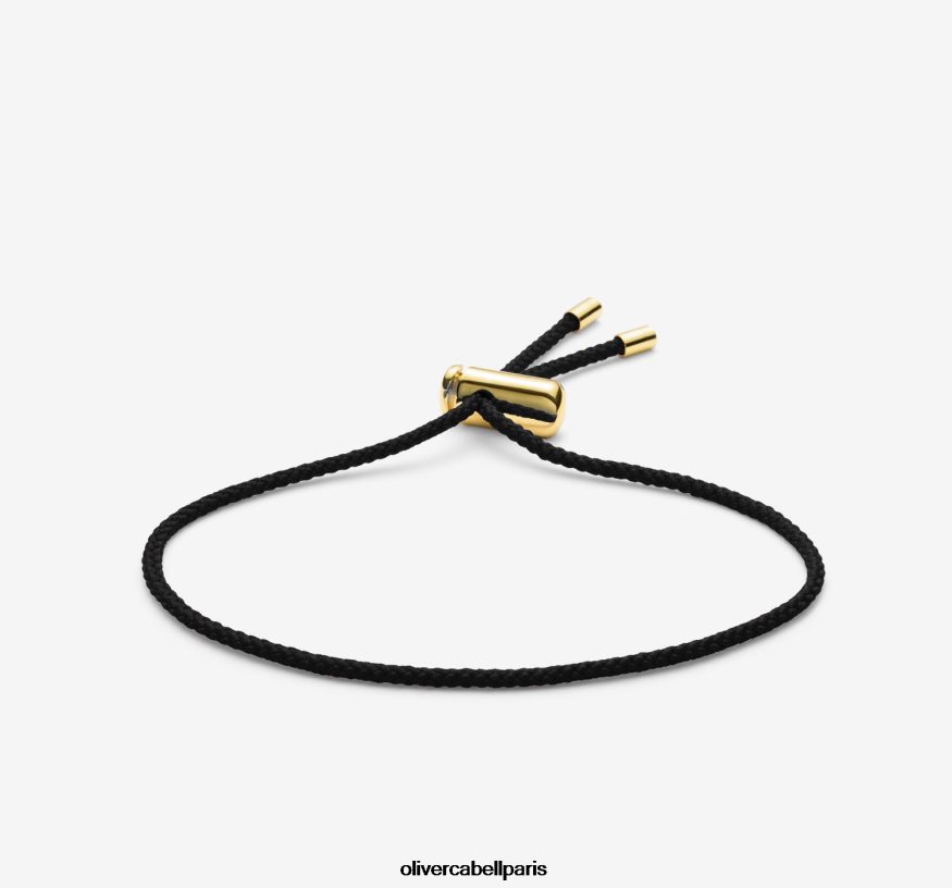 Hommes bracelet cordon cameron noir accessoires Oliver Cabell 4JNHLR193