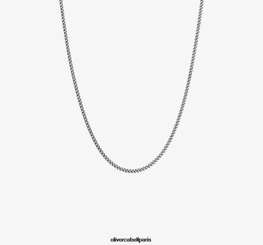 Hommes chaîne cubaine 2mm argent accessoires Oliver Cabell 4JNHLR212