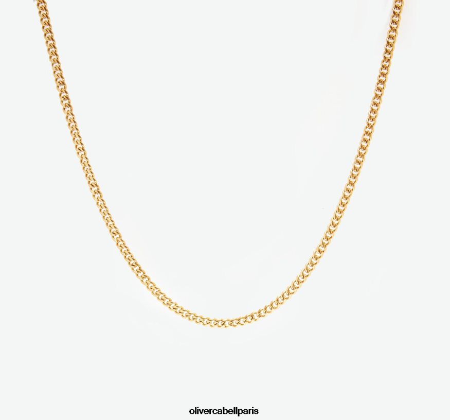 Hommes chaîne cubaine 2mm or accessoires Oliver Cabell 4JNHLR211