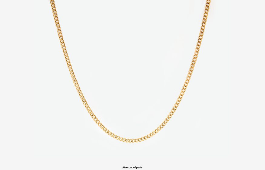Hommes chaîne cubaine 2mm or accessoires Oliver Cabell 4JNHLR211