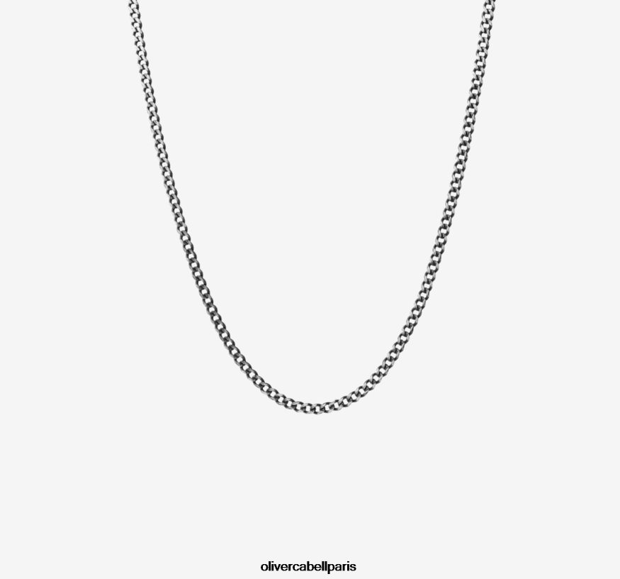 Hommes chaîne cubaine 3mm argent accessoires Oliver Cabell 4JNHLR207