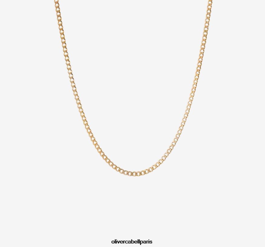 Hommes chaîne cubaine 3mm or accessoires Oliver Cabell 4JNHLR206