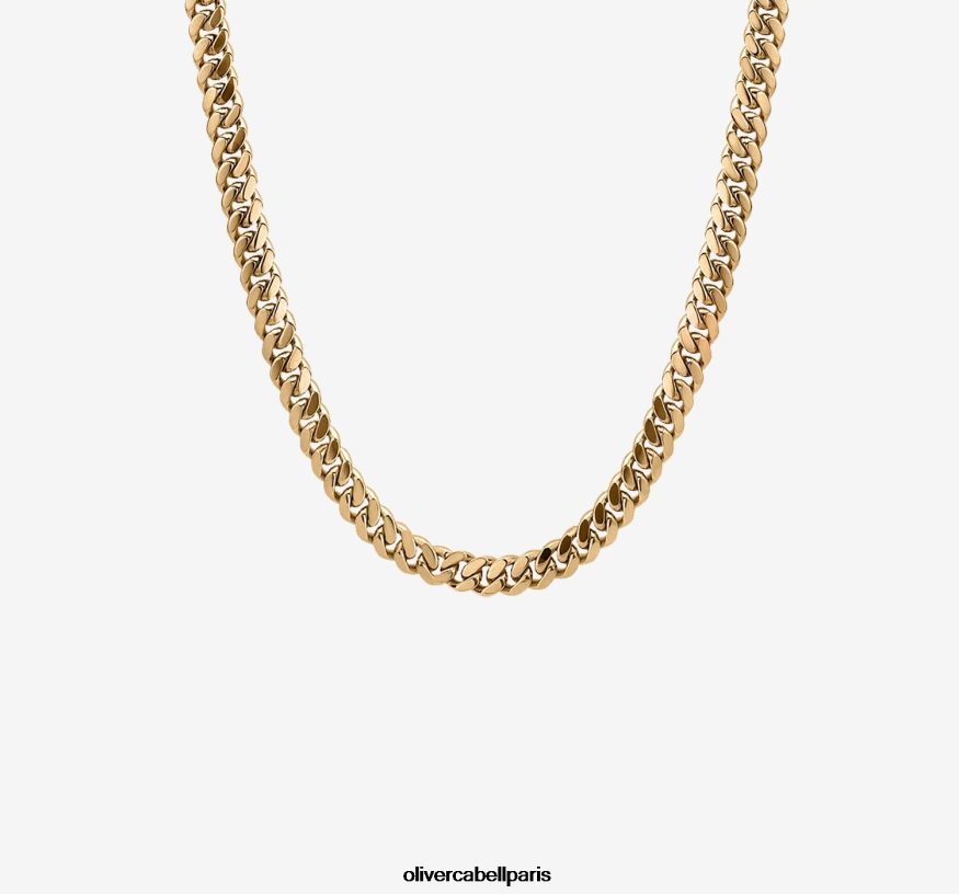 Hommes chaîne cubaine 5mm or accessoires Oliver Cabell 4JNHLR195