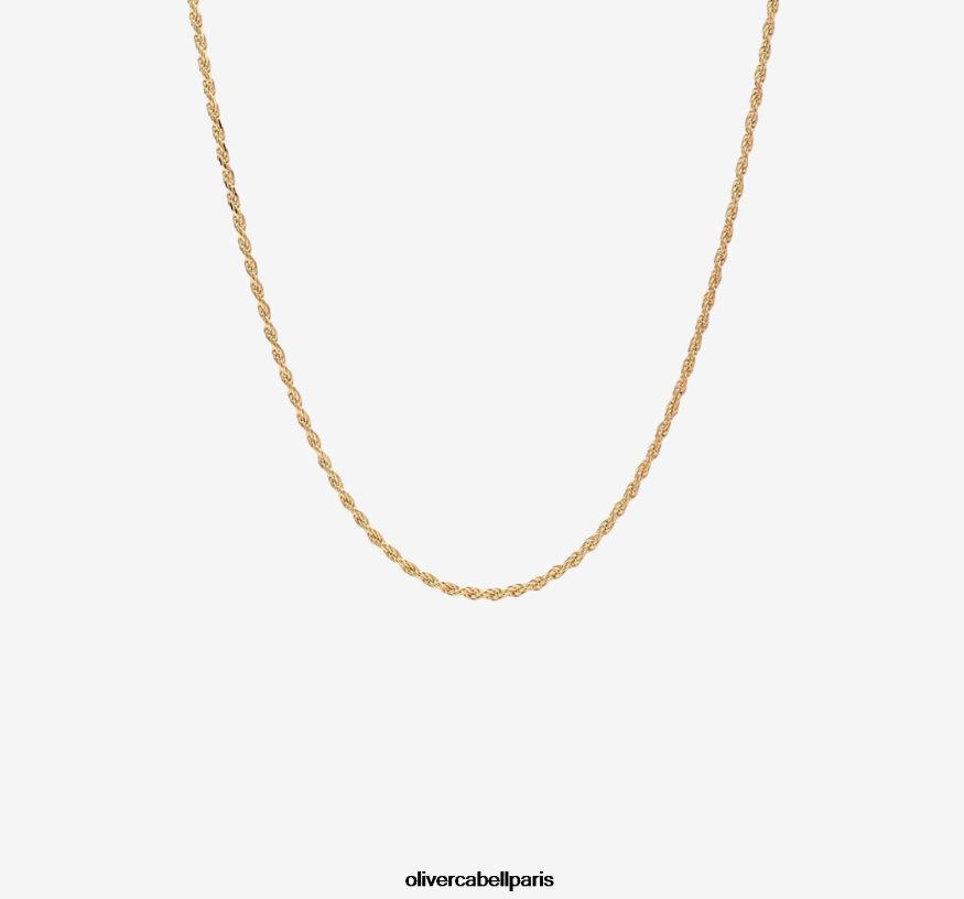 Hommes chaîne de corde de 2 mm or accessoires Oliver Cabell 4JNHLR214