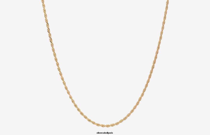 Hommes chaîne de corde de 2 mm or accessoires Oliver Cabell 4JNHLR214
