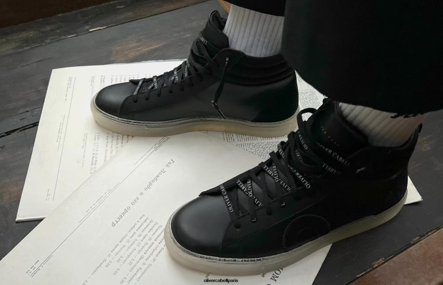 Hommes jabbar haut fantôme noir chaussure Oliver Cabell 4JNHLR30