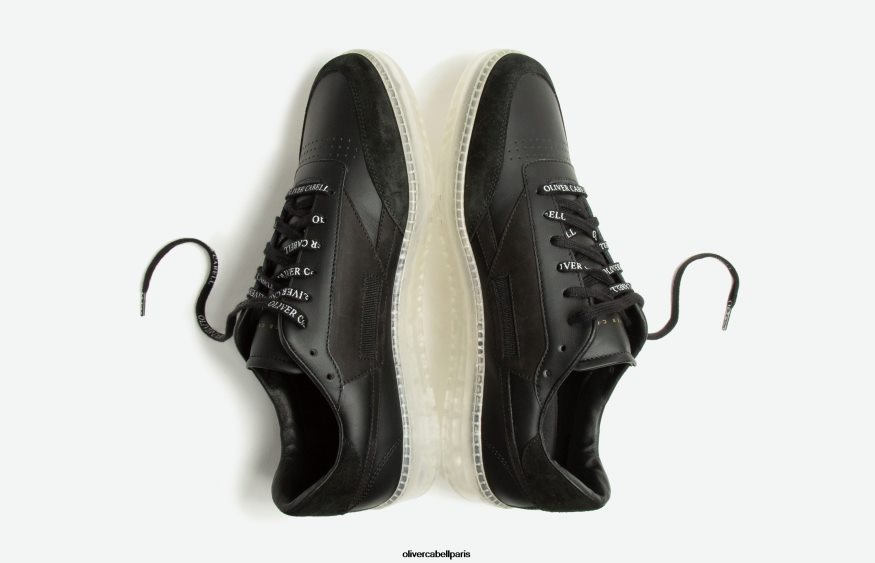 Hommes chaussures plates 481 fantôme noir chaussure Oliver Cabell 4JNHLR74