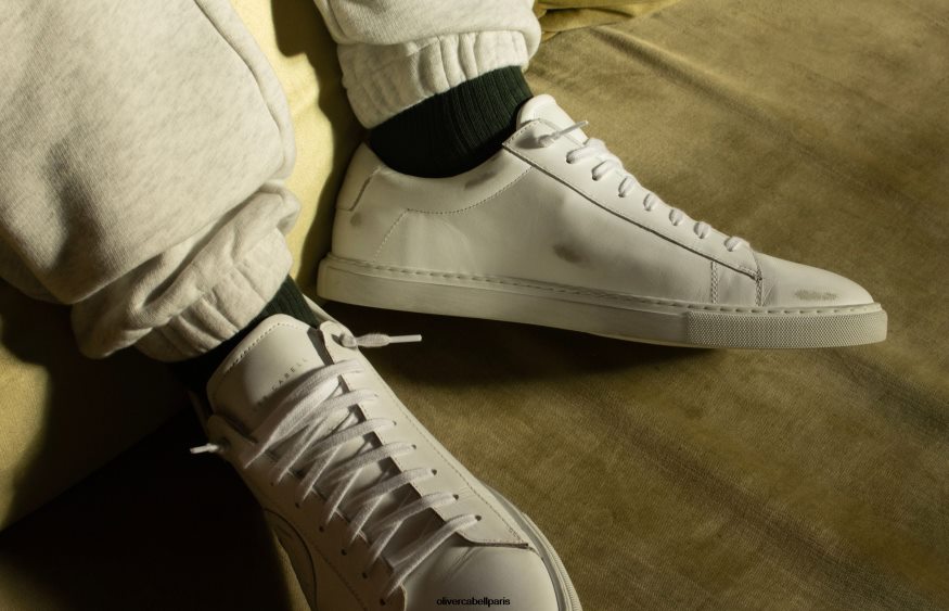 Hommes faible 1 3 mur blanc chaussure Oliver Cabell 4JNHLR35