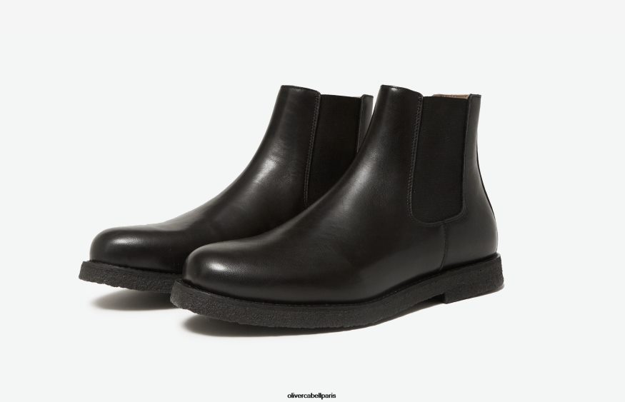 Hommes botte chelsea Cuir noir chaussure Oliver Cabell 4JNHLR183