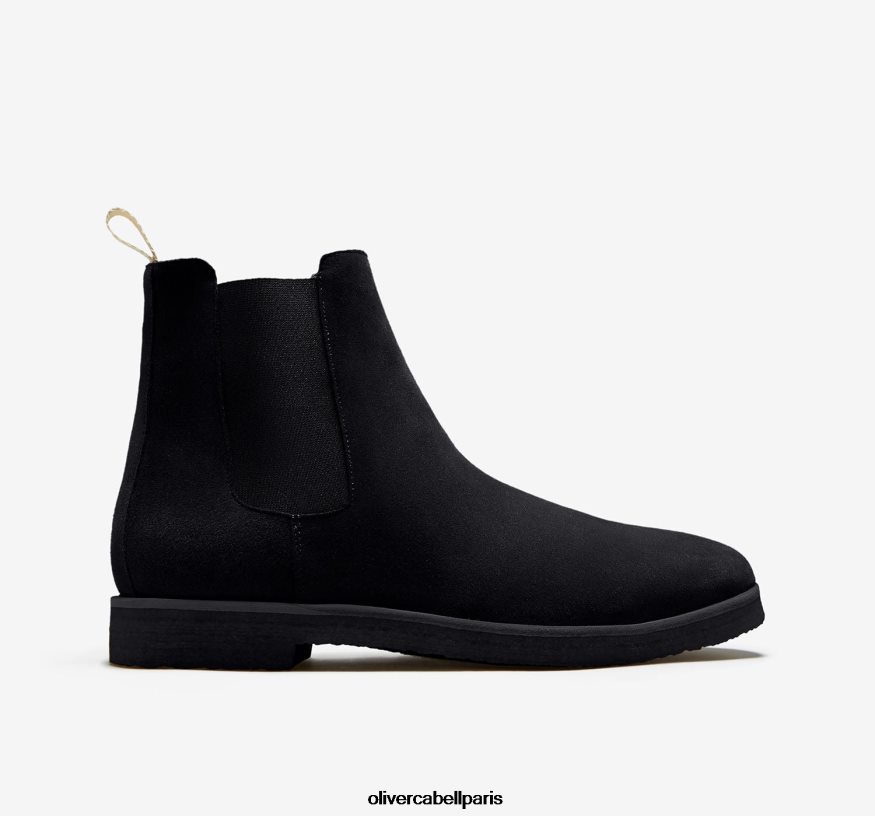 Hommes botte chelsea Suède noir chaussure Oliver Cabell 4JNHLR173