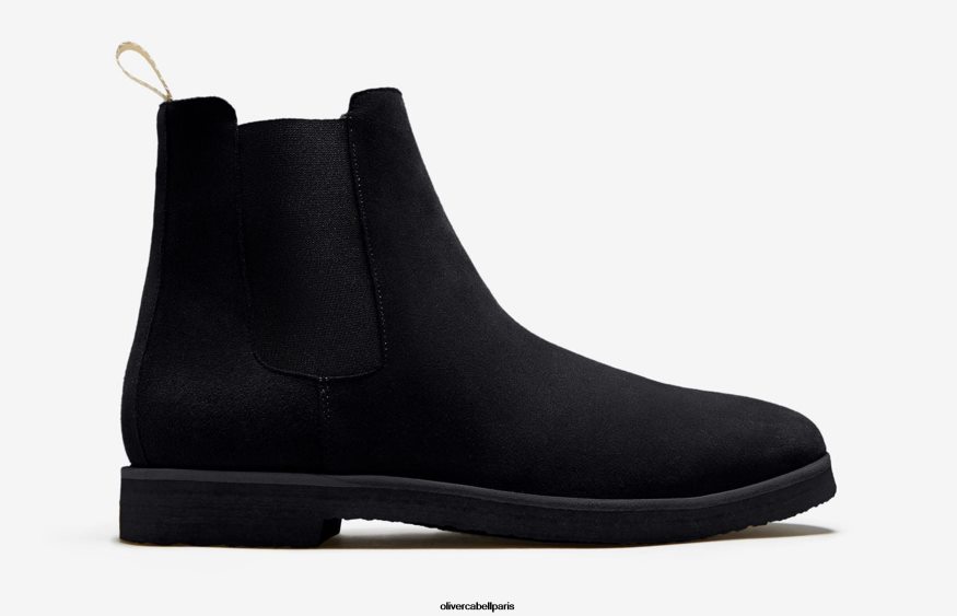 Hommes botte chelsea Suède noir chaussure Oliver Cabell 4JNHLR173