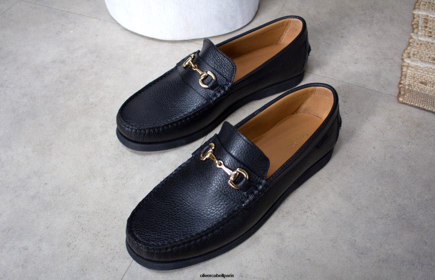 Hommes mocassin penny hb noir chaussure Oliver Cabell 4JNHLR103