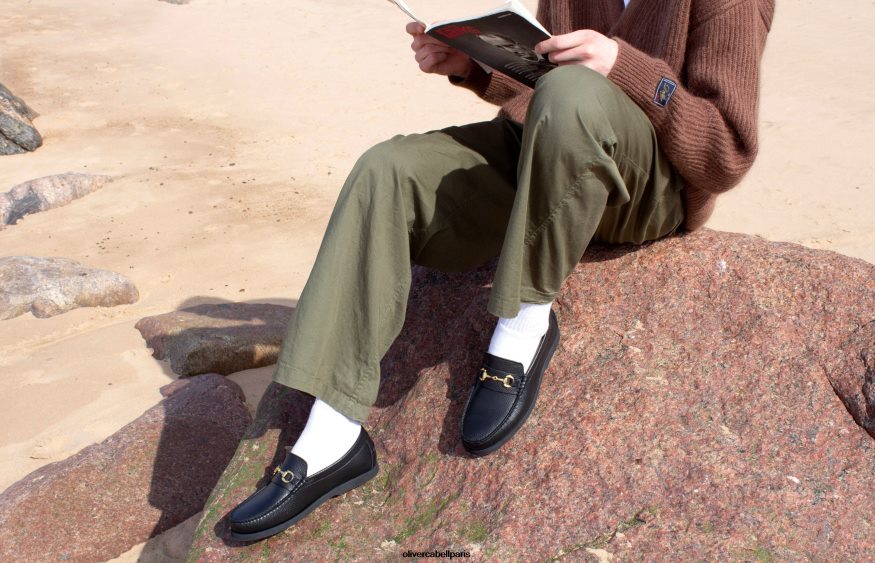 Hommes mocassin penny hb noir chaussure Oliver Cabell 4JNHLR103