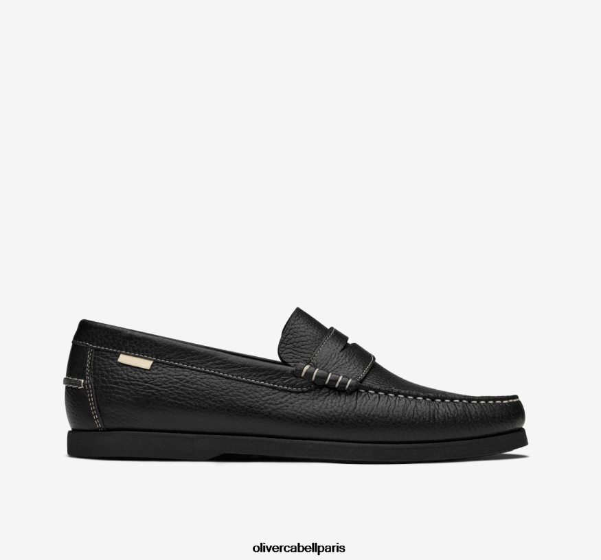 Hommes mocassin penny noir chaussure Oliver Cabell 4JNHLR174