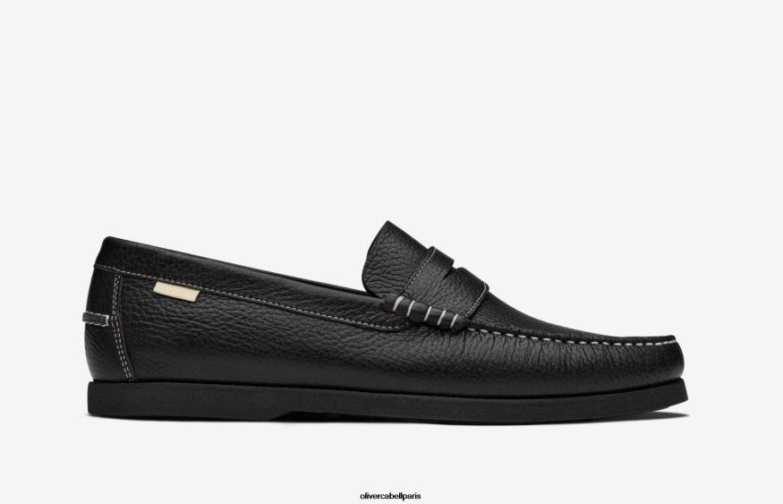 Hommes mocassin penny noir chaussure Oliver Cabell 4JNHLR174