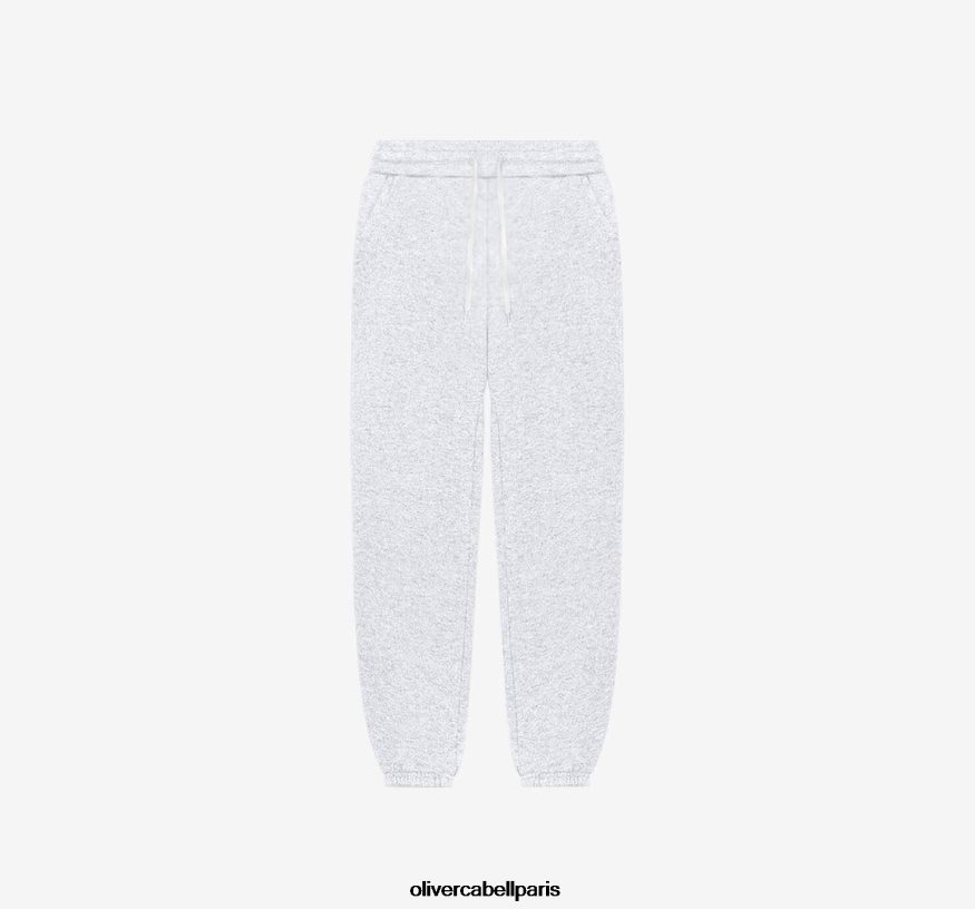 Hommes pantalon de survêtement studio gris chiné vêtements Oliver Cabell 4JNHLR260