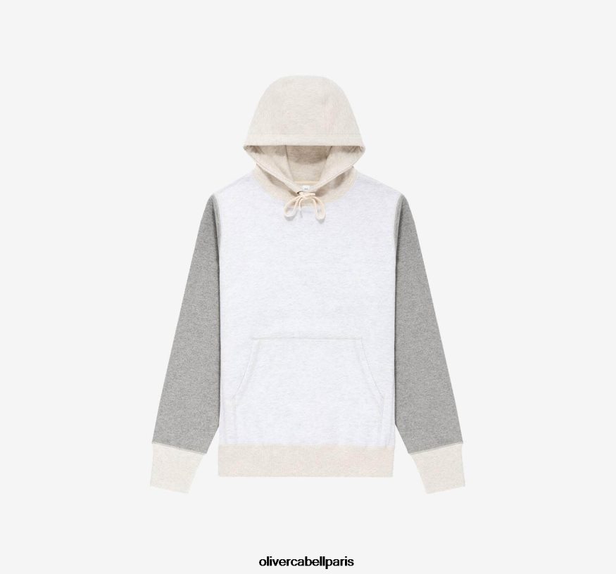 Hommes sweat à capuche oc core bloc de couleur 1 vêtements Oliver Cabell 4JNHLR250