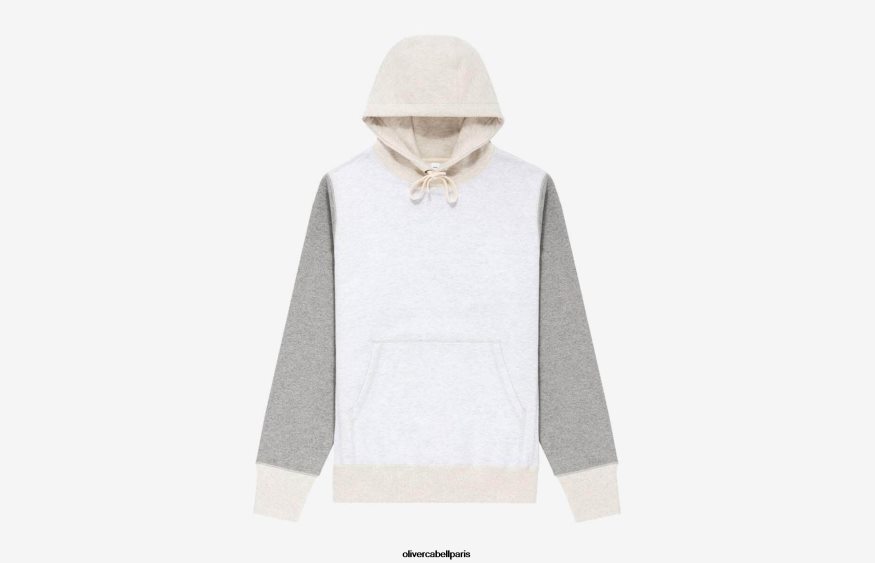 Hommes sweat à capuche oc core bloc de couleur 1 vêtements Oliver Cabell 4JNHLR250