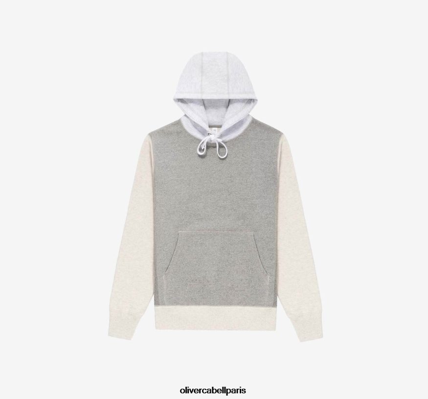 Hommes sweat à capuche oc core bloc de couleur 2 vêtements Oliver Cabell 4JNHLR251