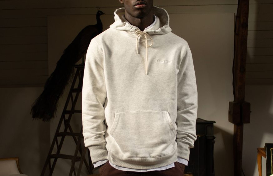 Hommes sweat à capuche oc core bruyère d'avoine vêtements Oliver Cabell 4JNHLR254