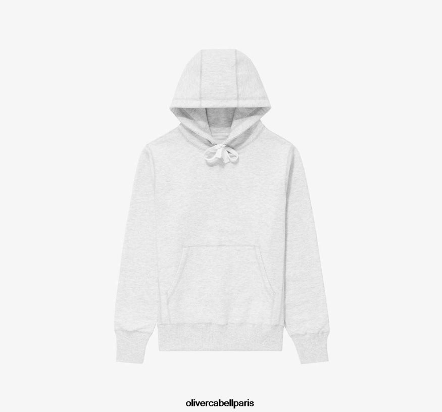 Hommes sweat à capuche oc core gris chiné vêtements Oliver Cabell 4JNHLR252