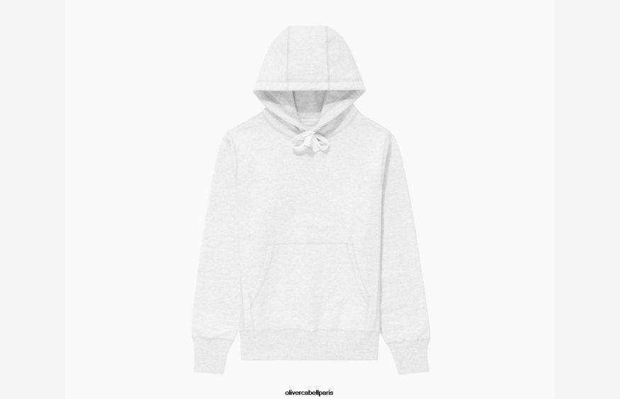 Hommes sweat à capuche oc core gris chiné vêtements Oliver Cabell 4JNHLR252