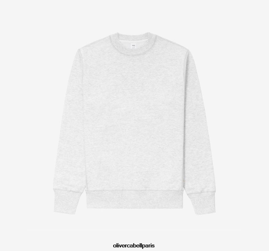 Hommes sweat à col rond gris chiné vêtements Oliver Cabell 4JNHLR255