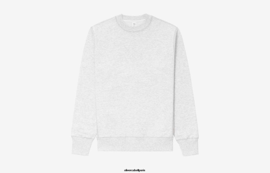 Hommes sweat à col rond gris chiné vêtements Oliver Cabell 4JNHLR255